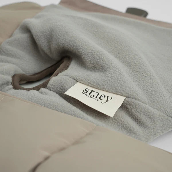 Manteau pour chien Vera avec harnais Sable - Staey