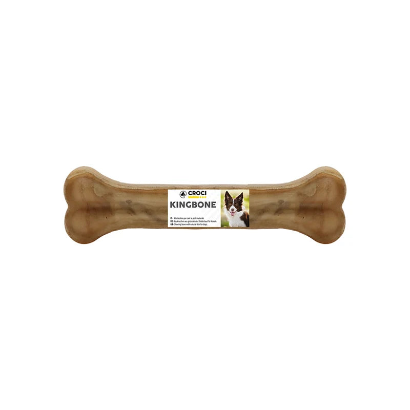 Os pour chien en peau de vache King Bone - Croci