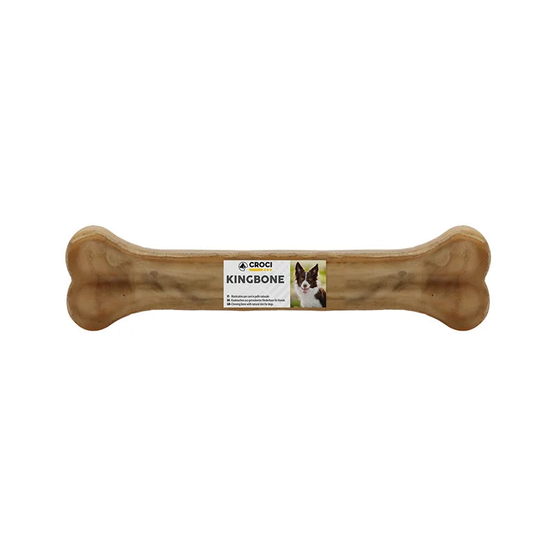 Os pour chien en peau de vache King Bone - Croci