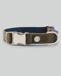 Collier en tweed à chevrons vert foncé - Hugo&Husdon