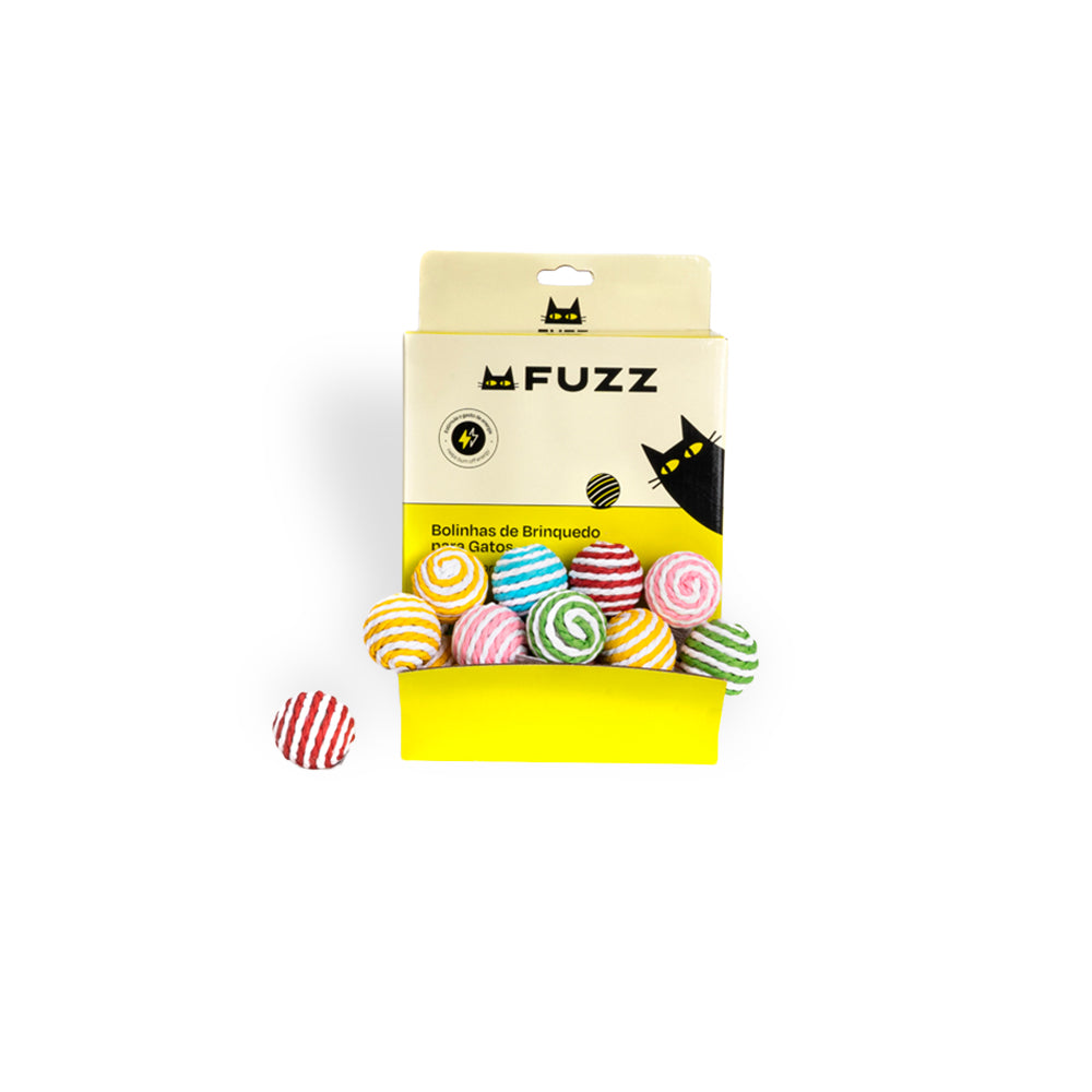 Jouet pour chat Carnival Fuzz Ball - Petz