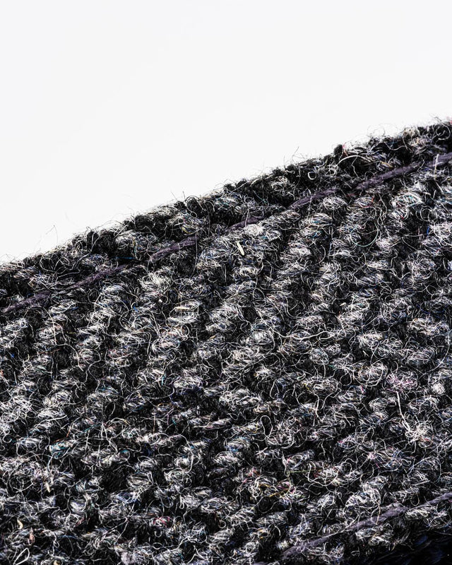 Collier en tweed gris à carreaux - Hugo&Hudson