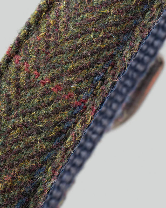 Collier en tweed à chevrons vert foncé - Hugo&Husdon
