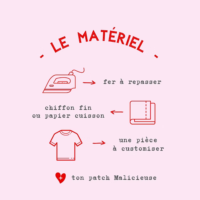 Patchs thermocollants - Malicieuse