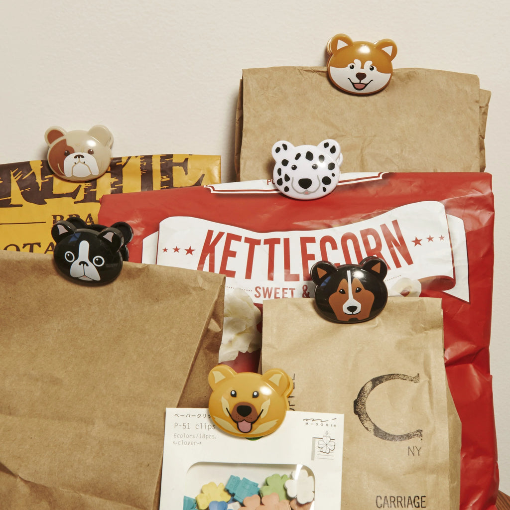 Clips de sacs chiens - Kikkerland