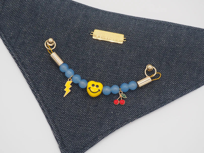 Bandana en denim - Aura Necklace