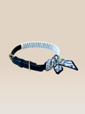 Collier-bandana en simili cuir - Blue Pup Collection