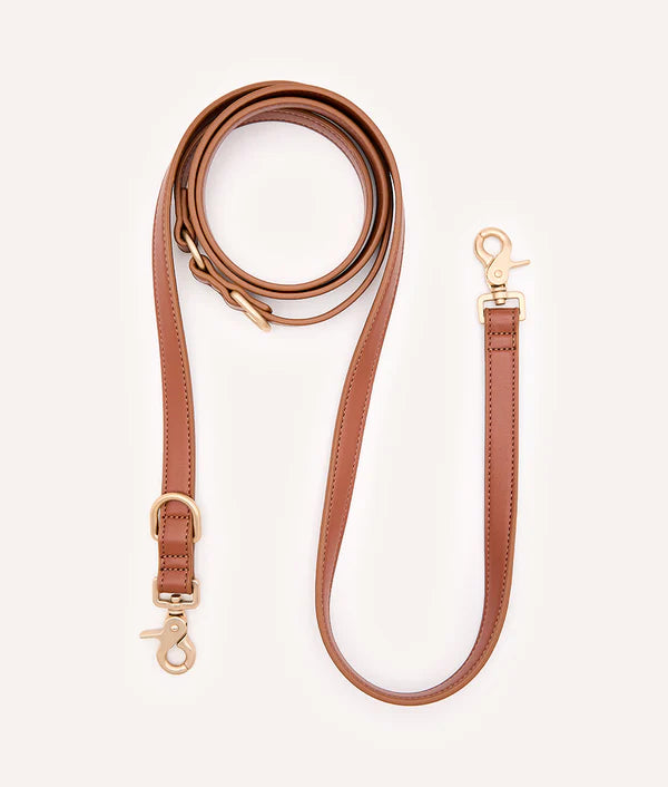 Laisse en Cuir Vegan Multiposition 240 cm - Cafide