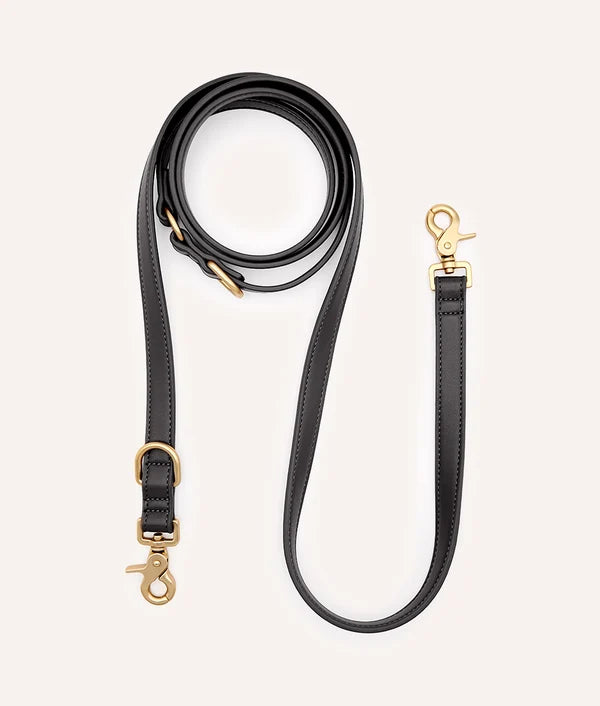 Laisse en Cuir Vegan Multiposition 240 cm - Cafide