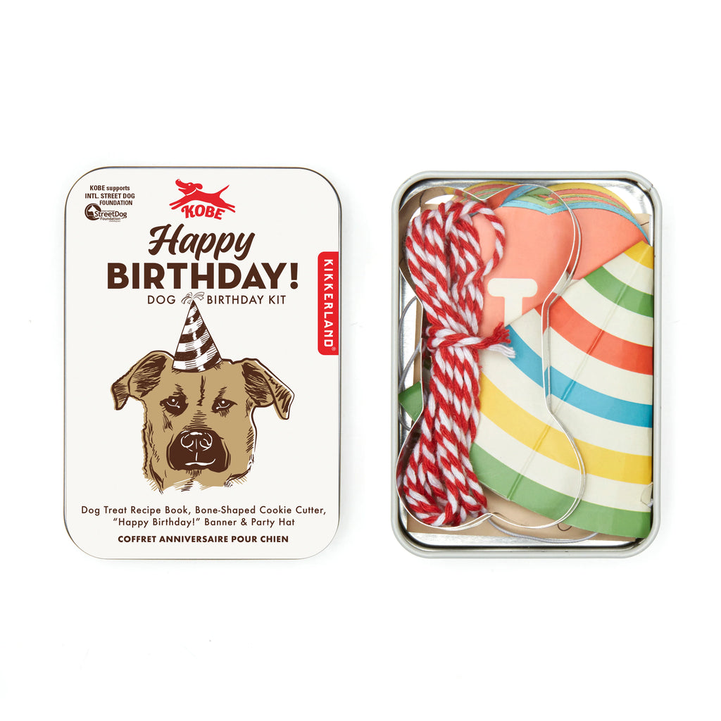 Kit d'anniversaire pour chien - Kikkerland