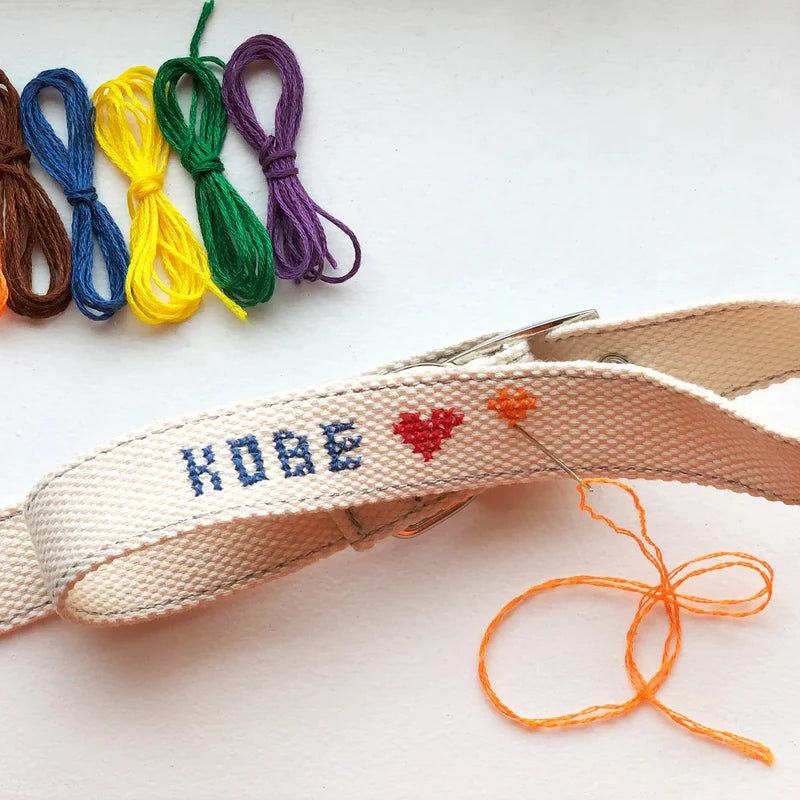 Collier à broder soi-même - Kikkerland