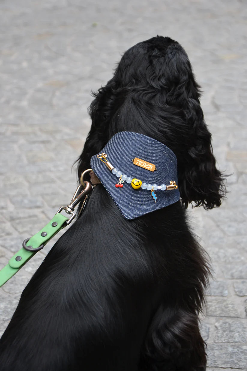 Bandana en denim - Aura Necklace