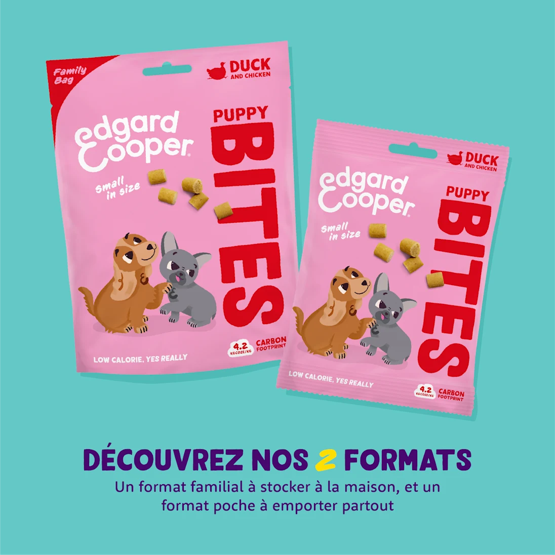 Bonbons chiots Canard et Poulet - Edgar&Cooper