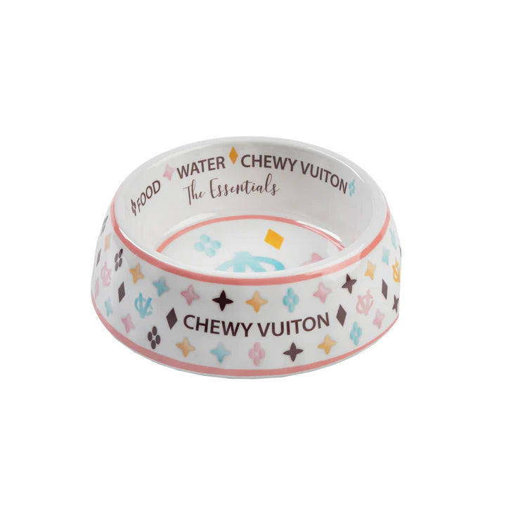 Gamelle Chewy Vuitton Blanche