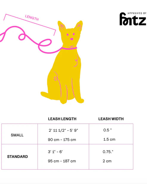 La Laisse en silicone - Approved by Fritz
