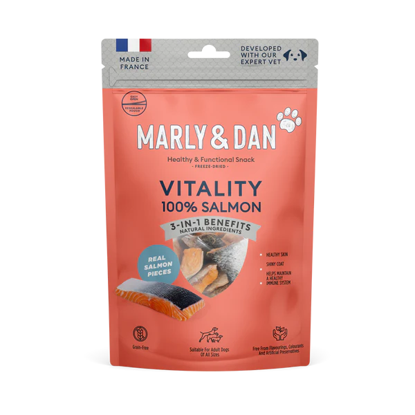 Friandises Vitalité 100% Saumon - Marly&Dan