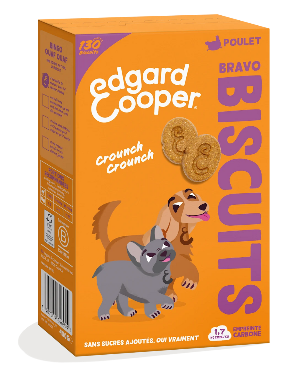 Biscuits Poulet 400g - Edgar&Cooper