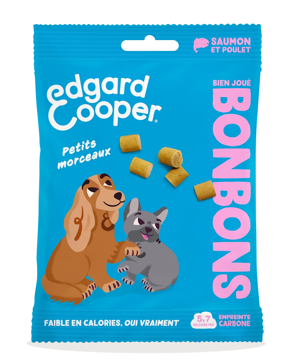 Bonbons Saumon et Poulet 50g - Edgar&Cooper