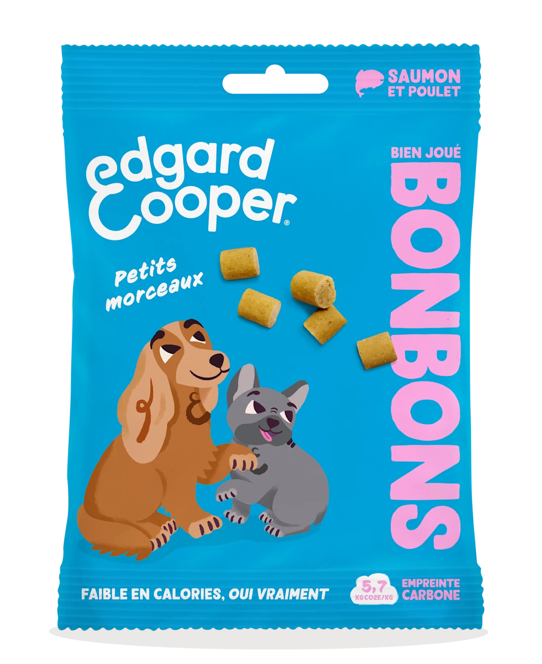 Bonbons Saumon et Poulet 50g - Edgar&Cooper