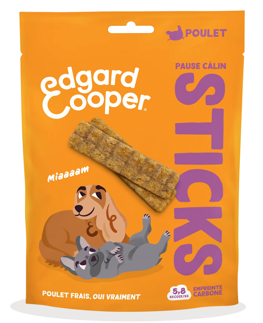 Sticks friandises Poulet 75g - Edgar&Cooper