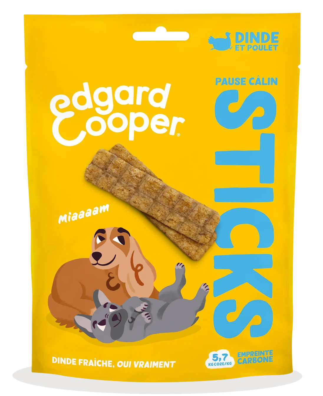Sticks friandises Dinde et Poulet 75g - Edgar&Cooper