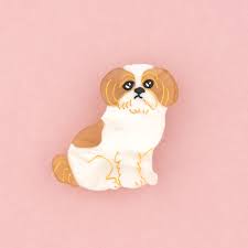Pince à cheveux Shih tzu - Coucou Suzette