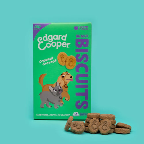 Biscuits Pomme et Myrtilles 400g - Edgar&Cooper