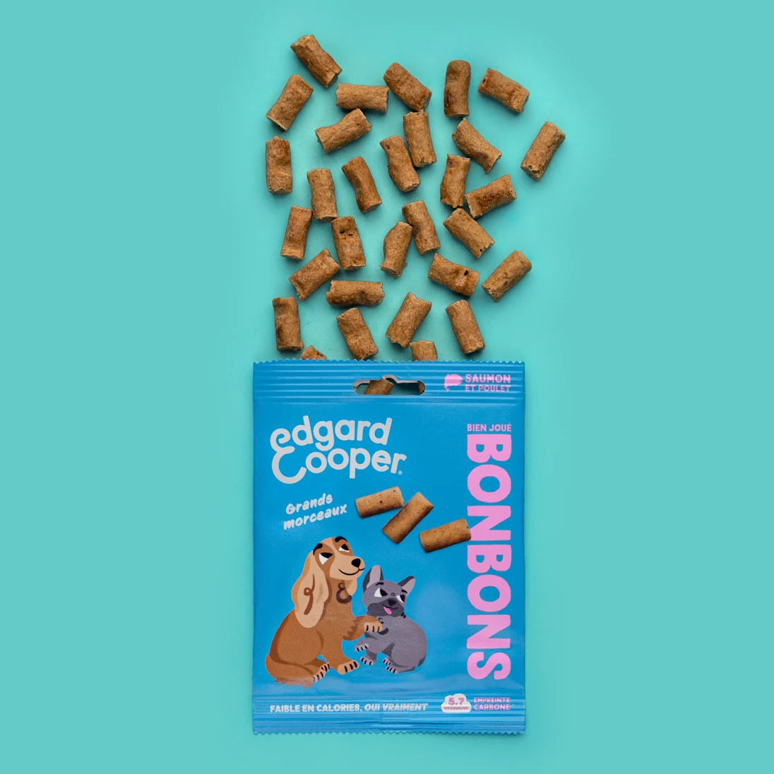 Bonbons Saumon et Poulet 50g - Edgar&Cooper