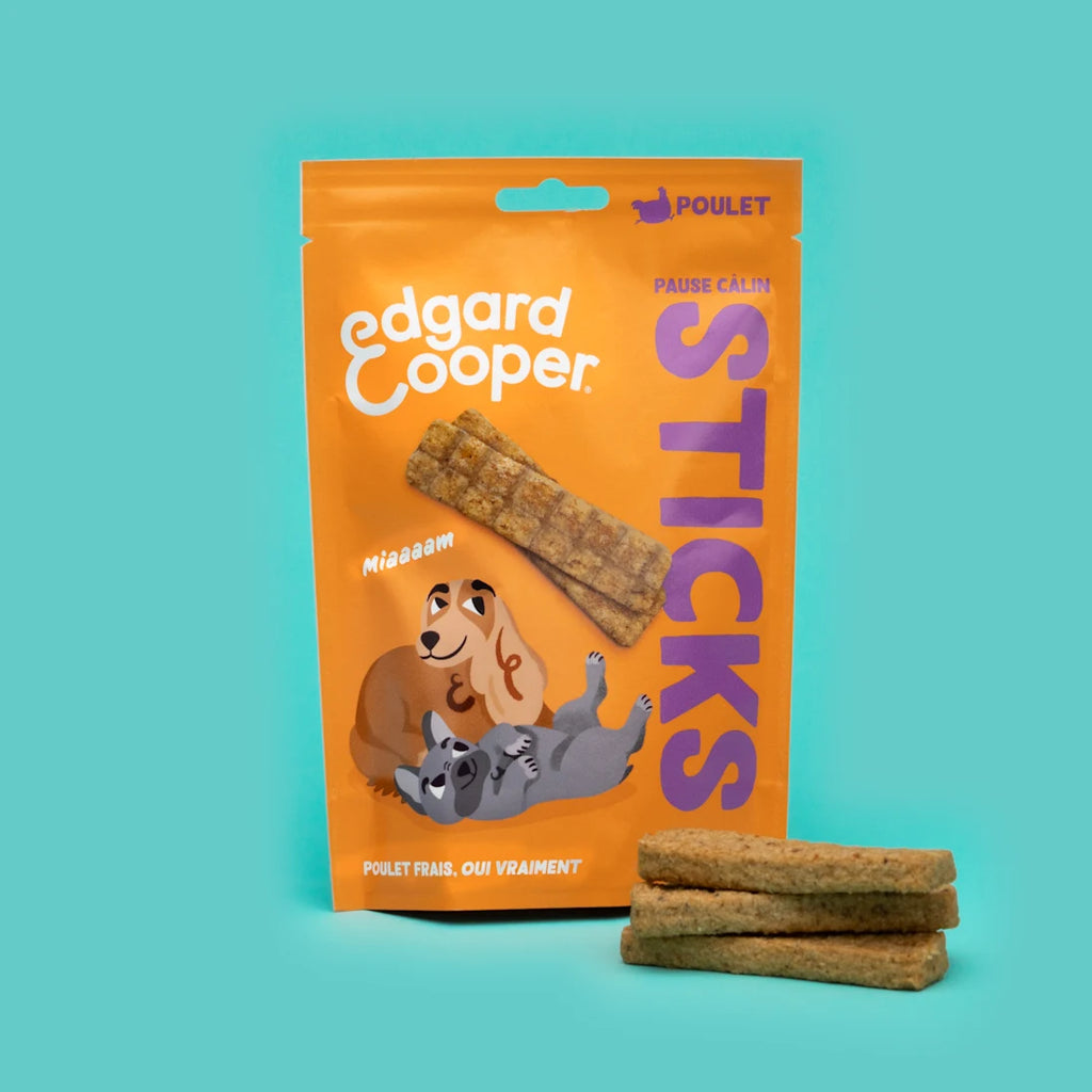 Sticks friandises Poulet 75g - Edgar&Cooper