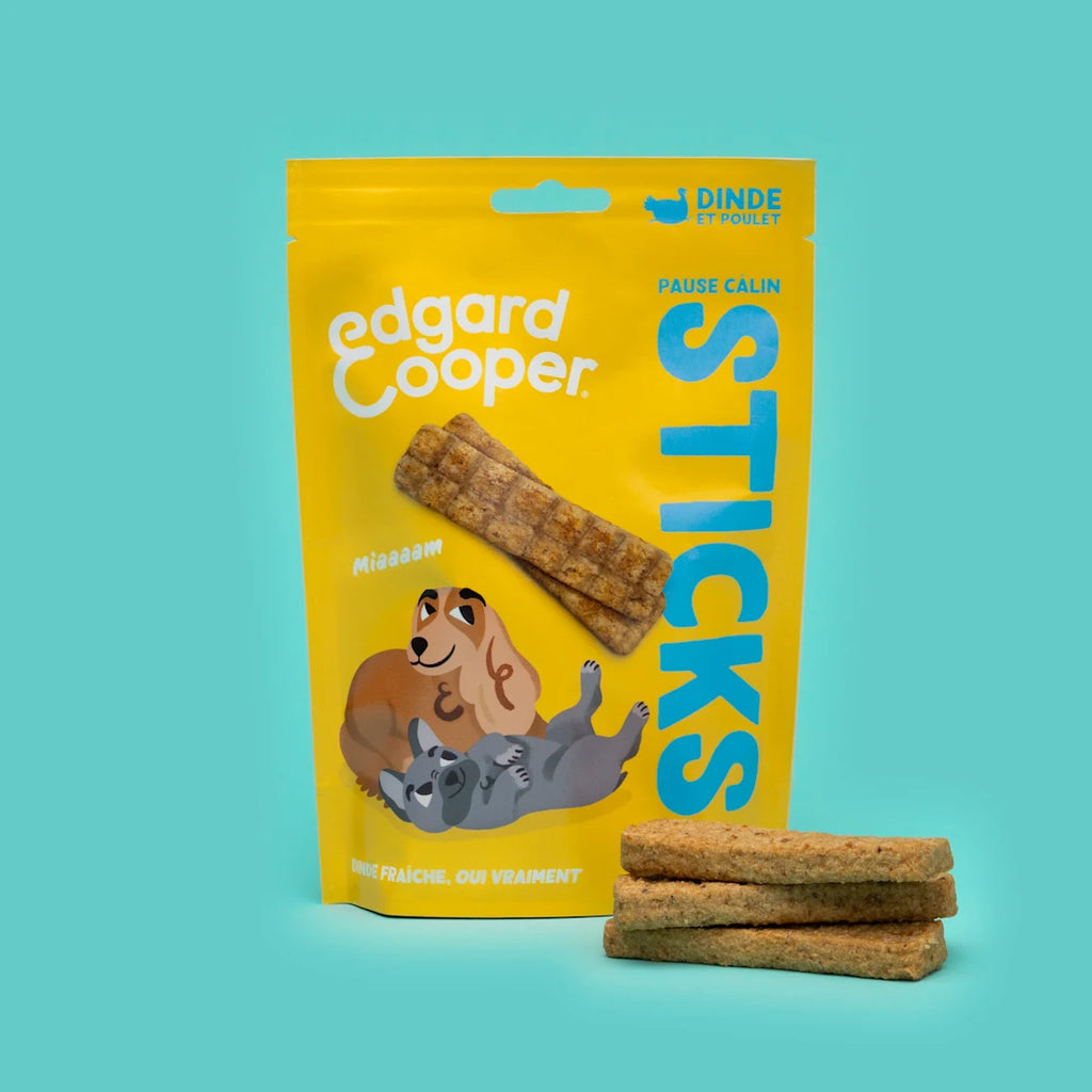 Sticks friandises Dinde et Poulet 75g - Edgar&Cooper