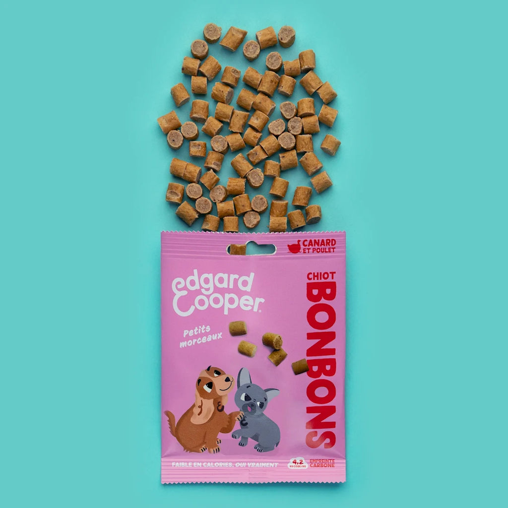 Bonbons chiots Canard et Poulet - Edgar&Cooper