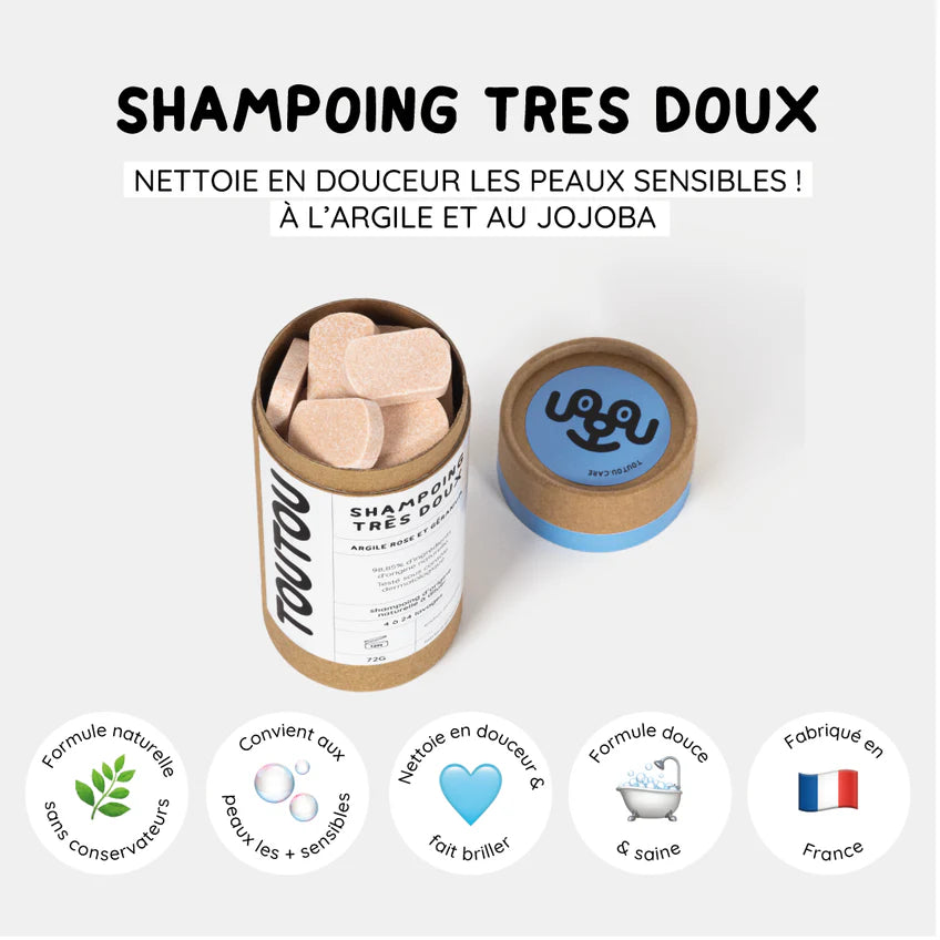 Shampoing naturel en pastille - Toutou.care