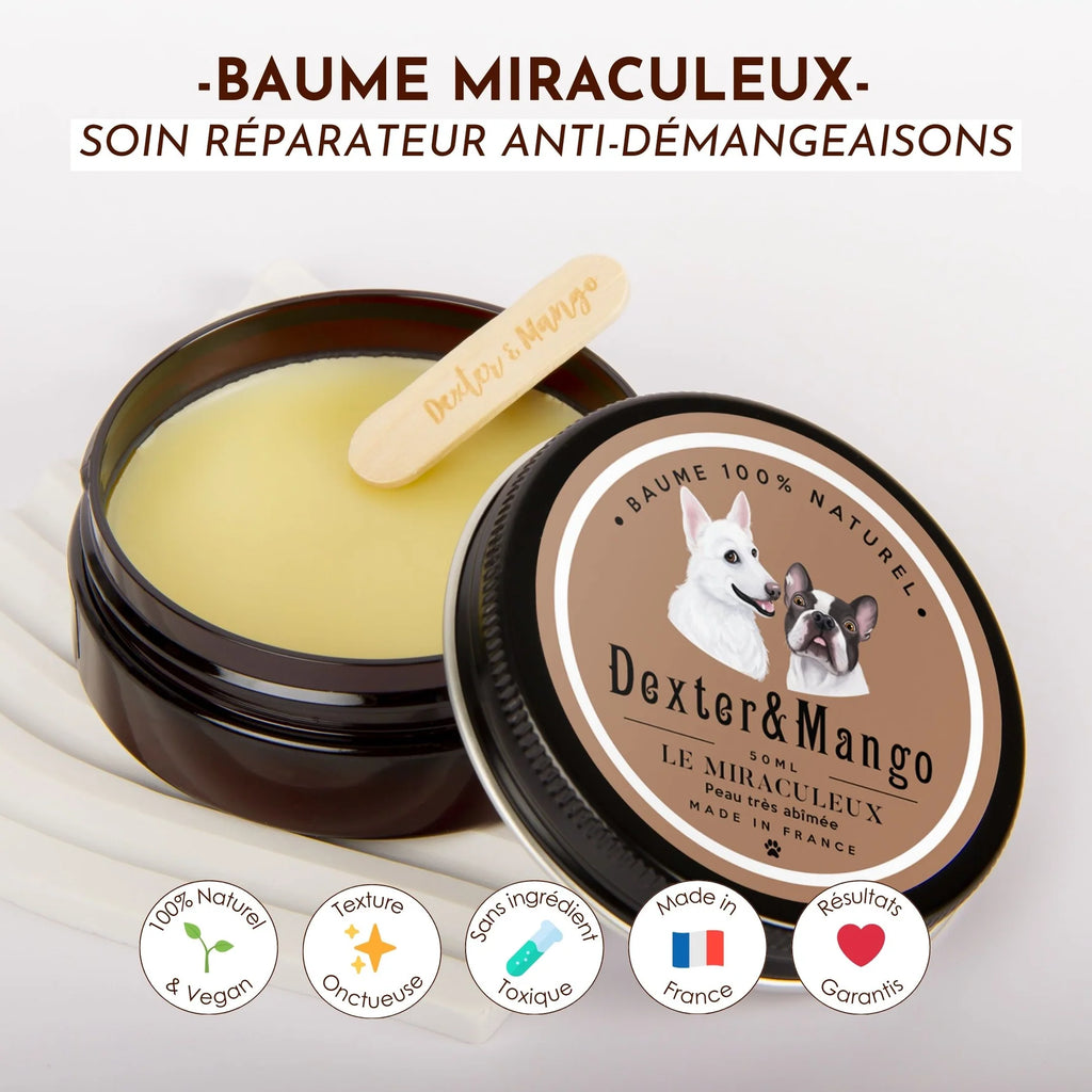 Baume anti démangeaison pour chien - Dexter&Mango