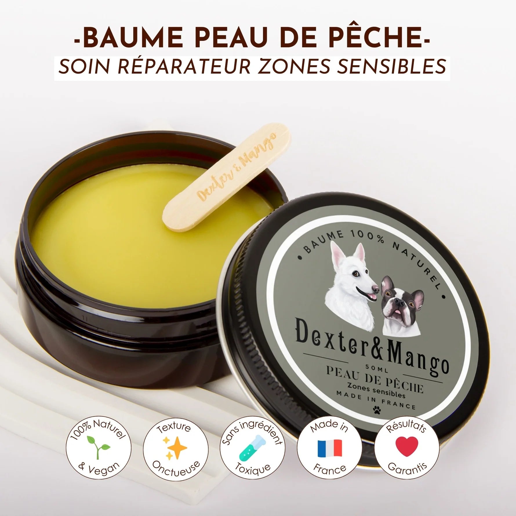 Baume irritation peau du chien - Dexter&Mango