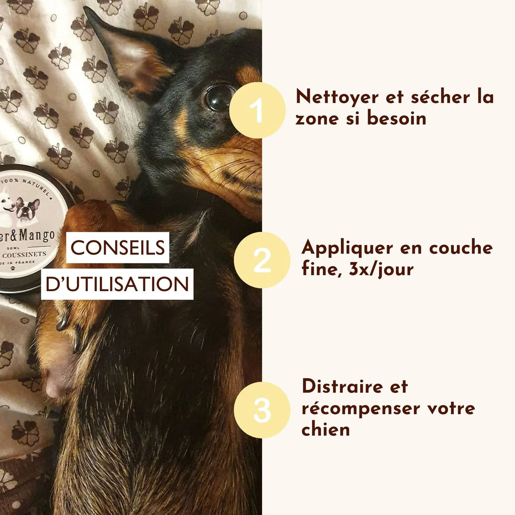 Baume coussinet chien - Dexter&Mango