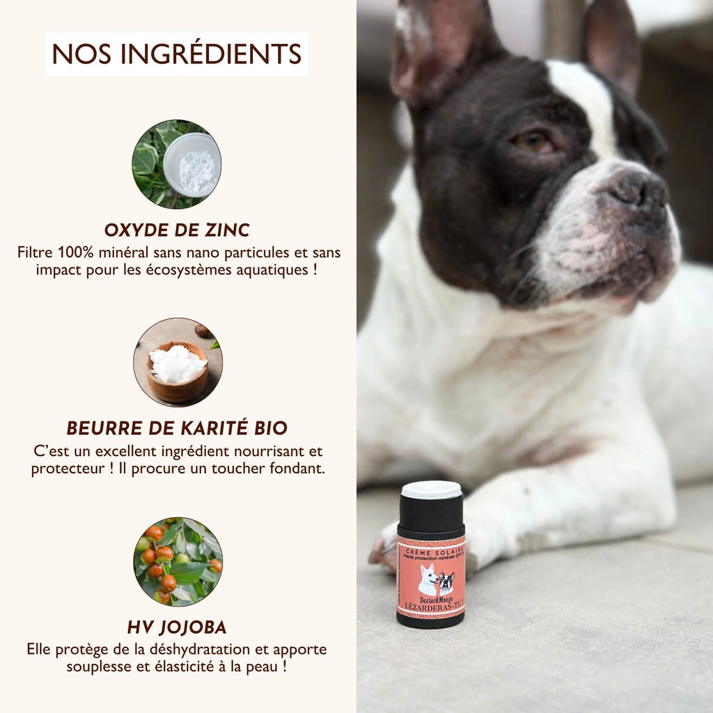 Crème solaire chien et chat SPF30 - Dexter&Mango