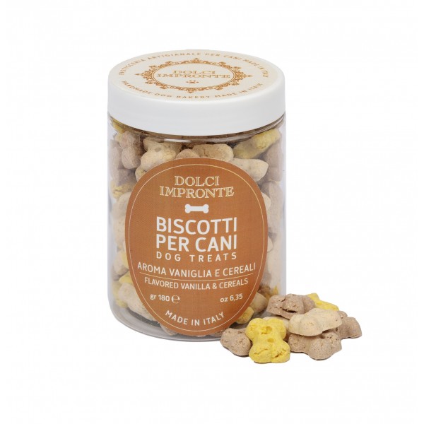 Biscuits Saveur vanille et céréales 180 g - Dolci Impronte