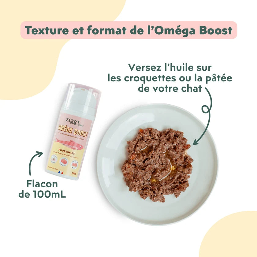 Huile Oméga Boost Chat - Ziggy