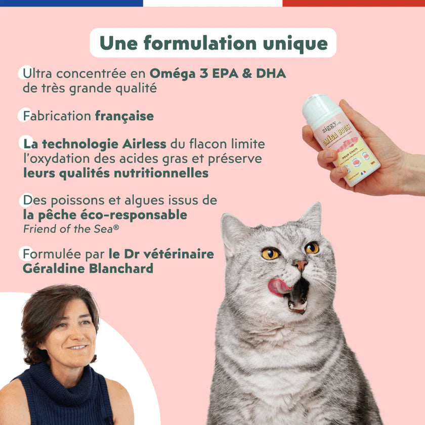Huile Oméga Boost Chat - Ziggy