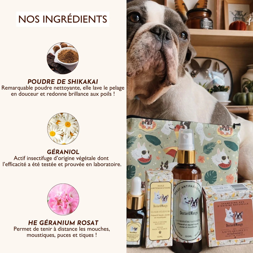 Shampoing solide antiparasitaire - Dexter&Mango