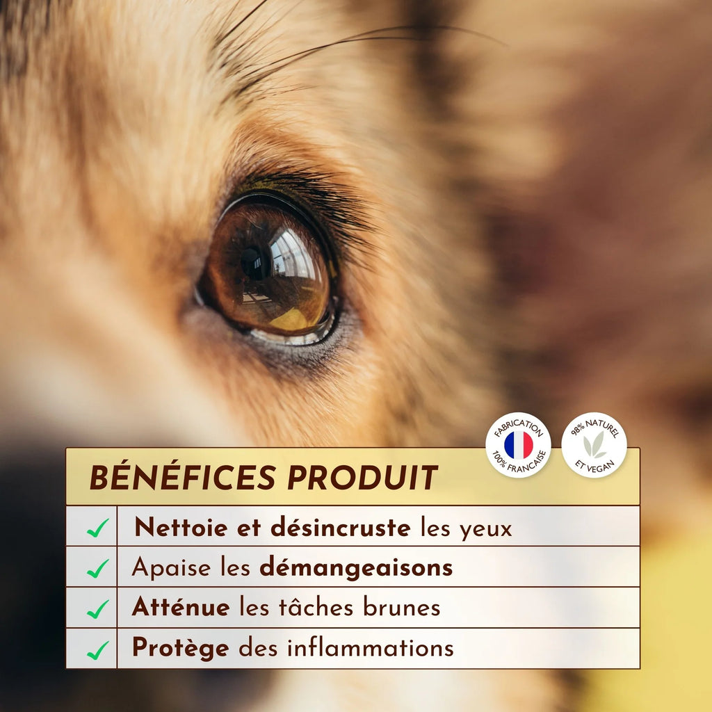 Nettoyant yeux chien - Dexter&Mango