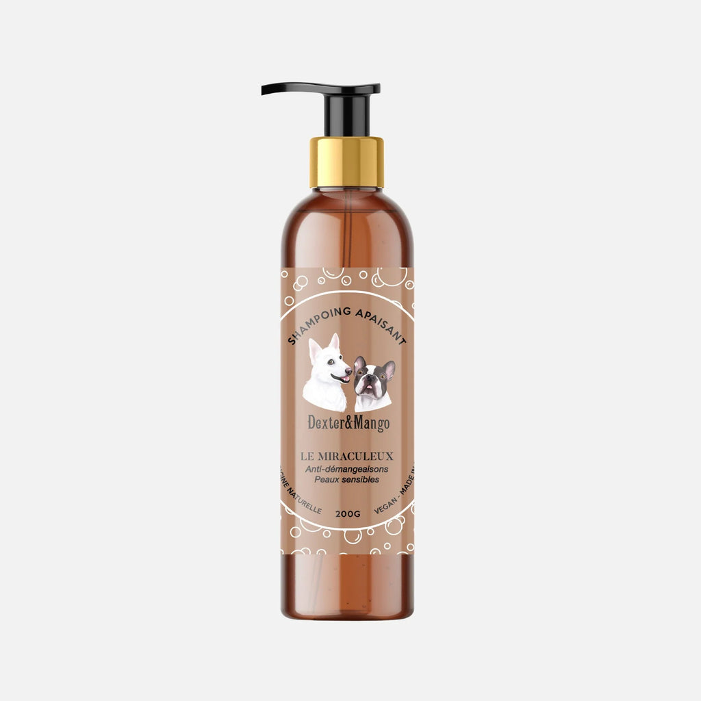 Shampoing anti démangeaison chien liquide - Dexter&Mango