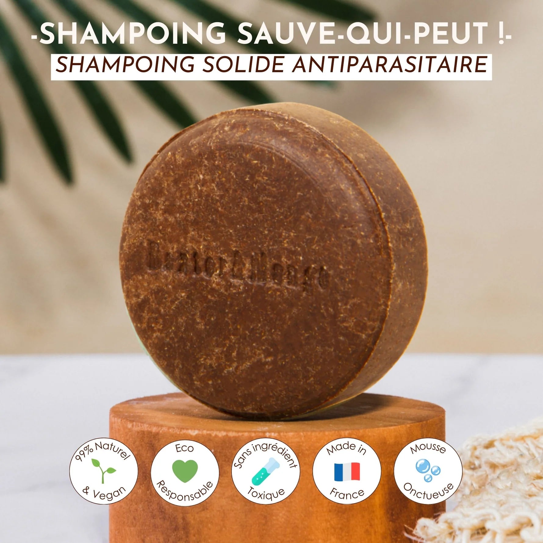Shampoing solide antiparasitaire - Dexter&Mango