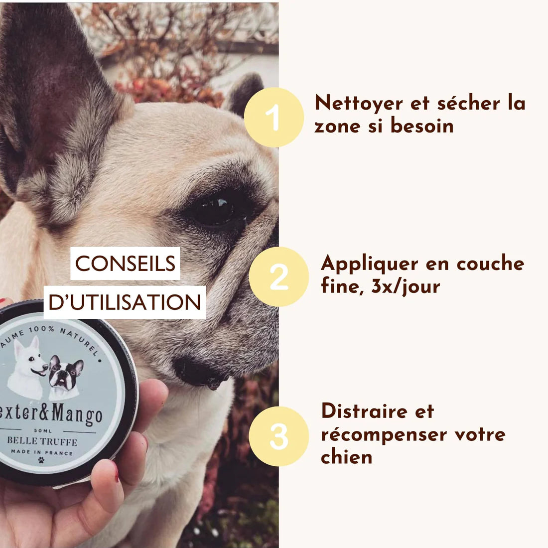Baume truffe chien - Dexter&Mango